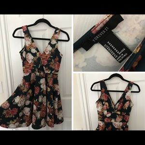 Floral Party Sun Dress